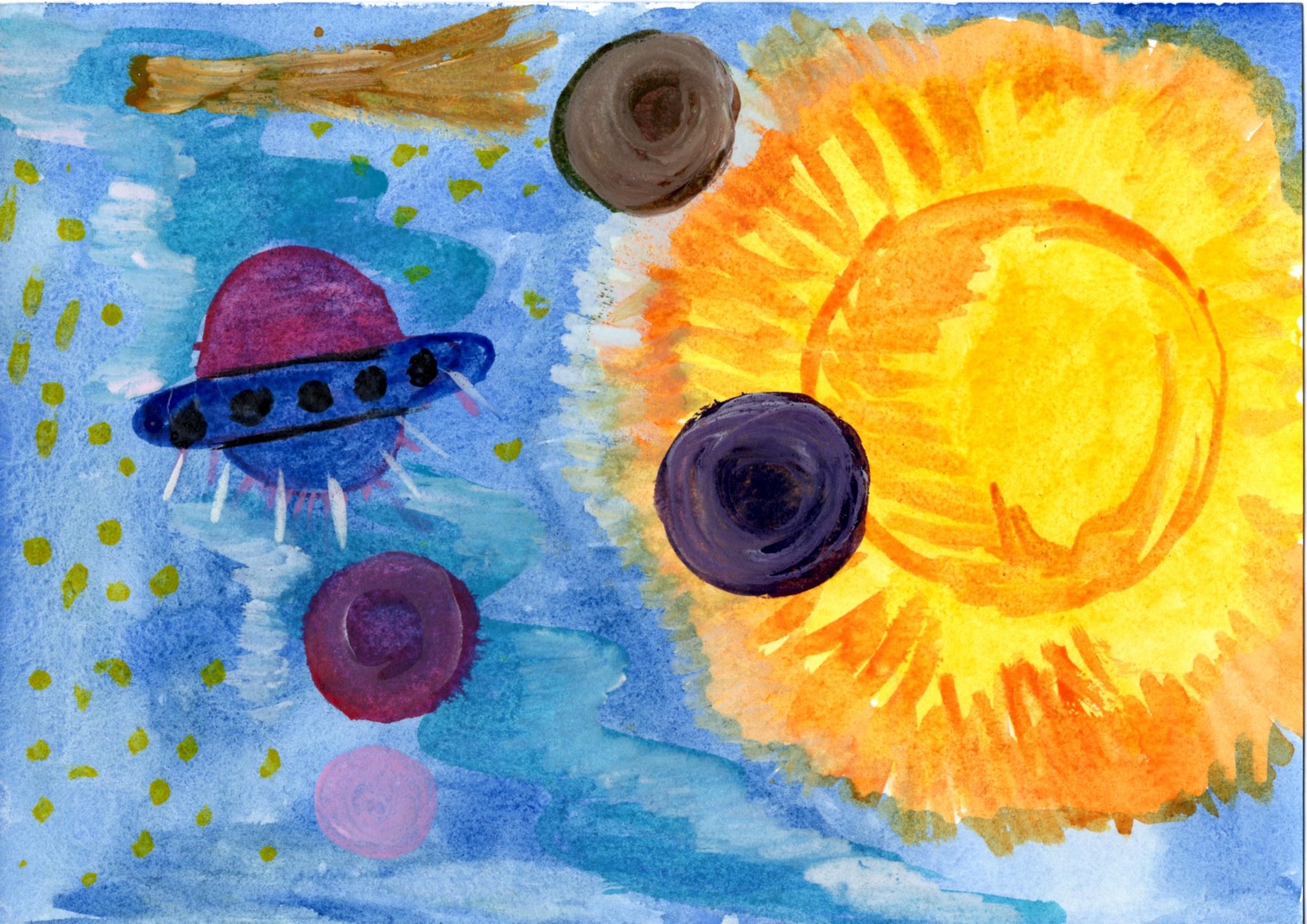 Рисуем космос 1 класс презентация поэтапно. Рисунок на тему космос. Рисование для детей космос. Космос глазами детей. Детские рисунки про космос.